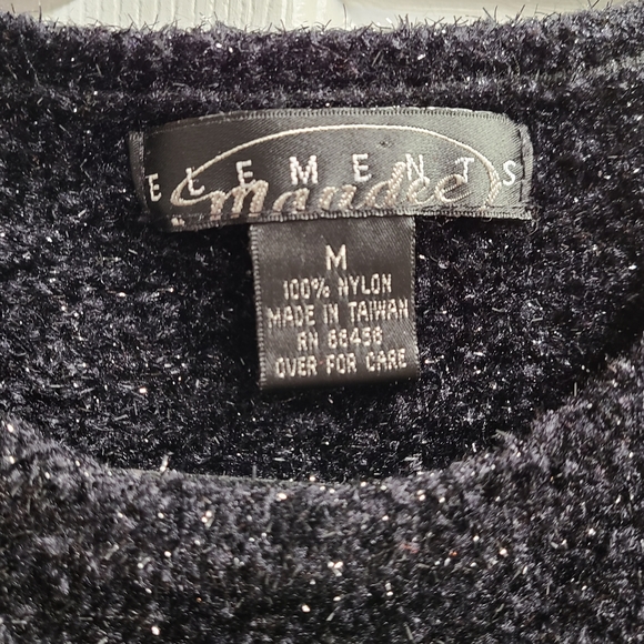 Vintage Y2K 90s Fuzzy Furry Fitted Tank Top - Picture 2 of 3